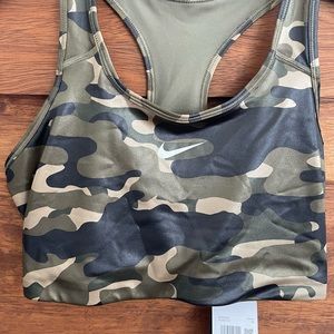 NIKE DRI-FIT technology BRA. Size 1X Military style.Comfortable and beautiful.